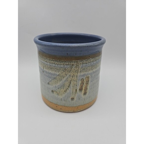 Art Pottery Kitchen Utensil Holder Studio Art Unsigned - Picture 1 of 10